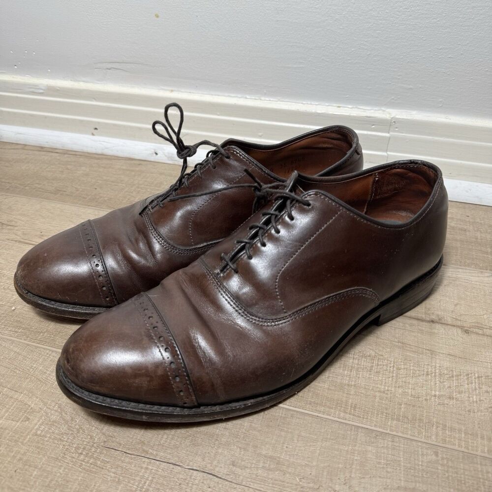 Allen Edmonds Men’s 10 3E Fifth Avenue Cap-Toe Oxfords Dress Shoes USA Goodyear